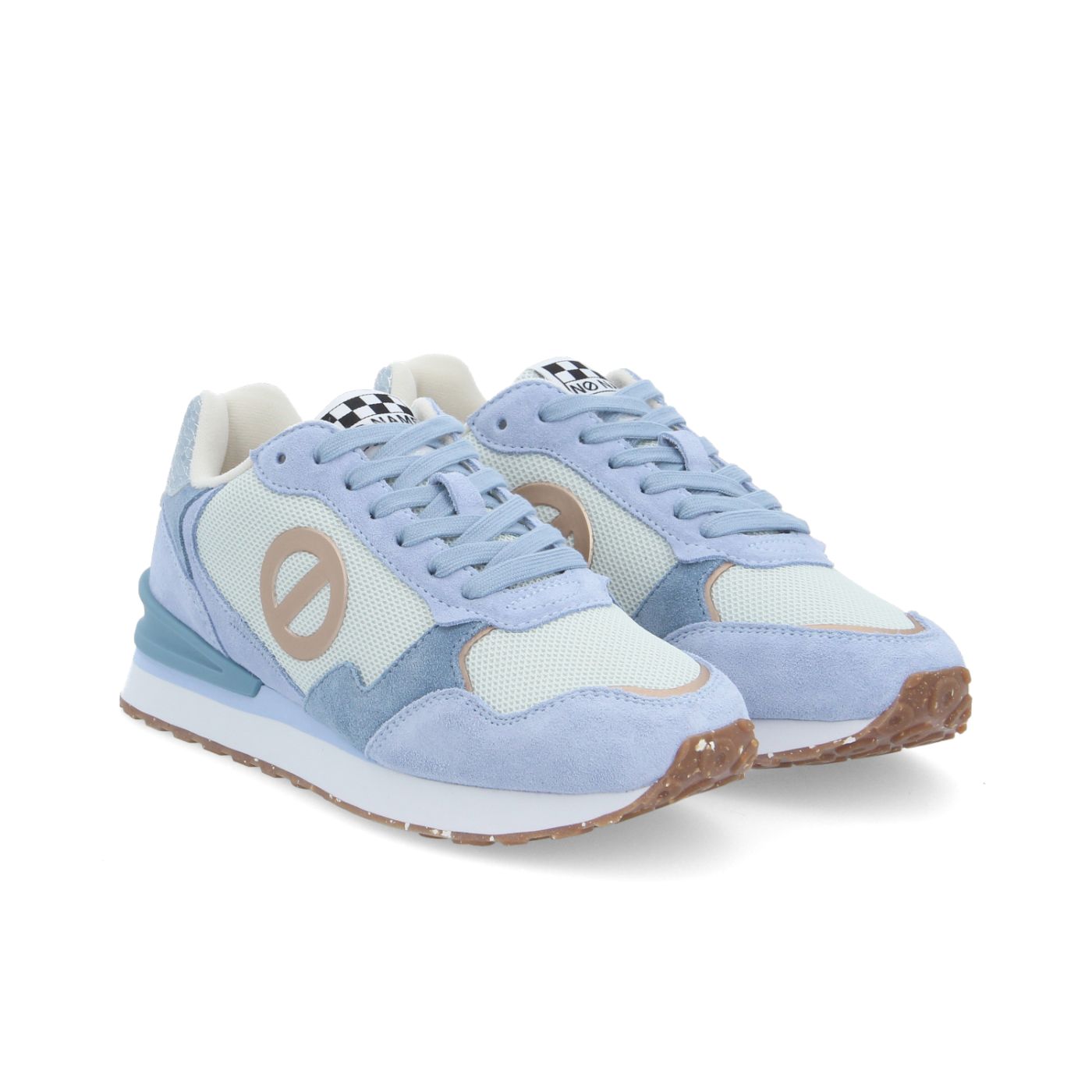 TOVA RUNNER W - SDE/MESH/ROSIE - BLANC CASSE/BLEU CIEL